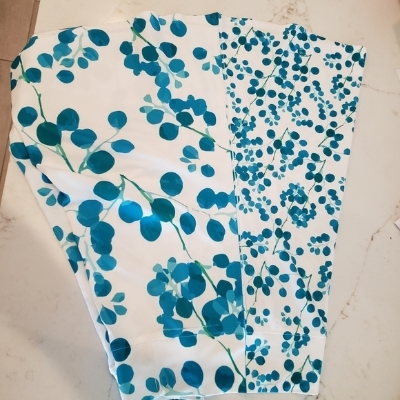 New Reversible Front Back Silky Skirt Whimsy Rose Brenda Pome turqoise, small - Picture 6 of 11